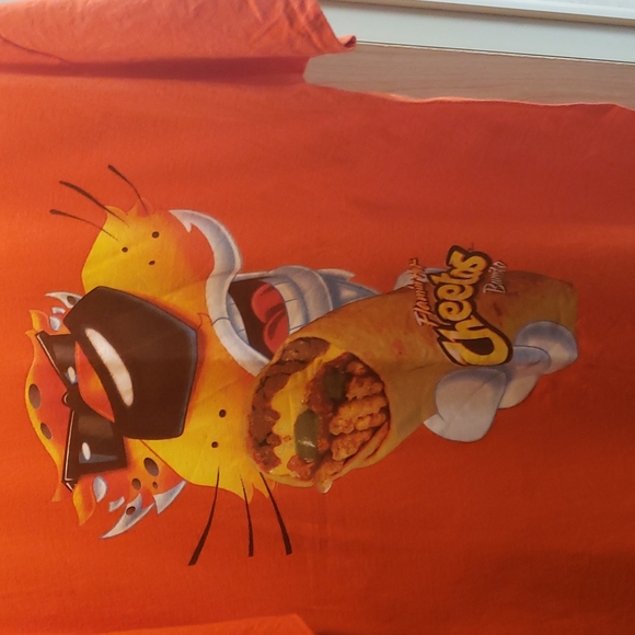 Vintage Rare Chester Cheetah Cheetos t-shirt 2014 Taco Johns Flaming hot… - Picture 10 of 10